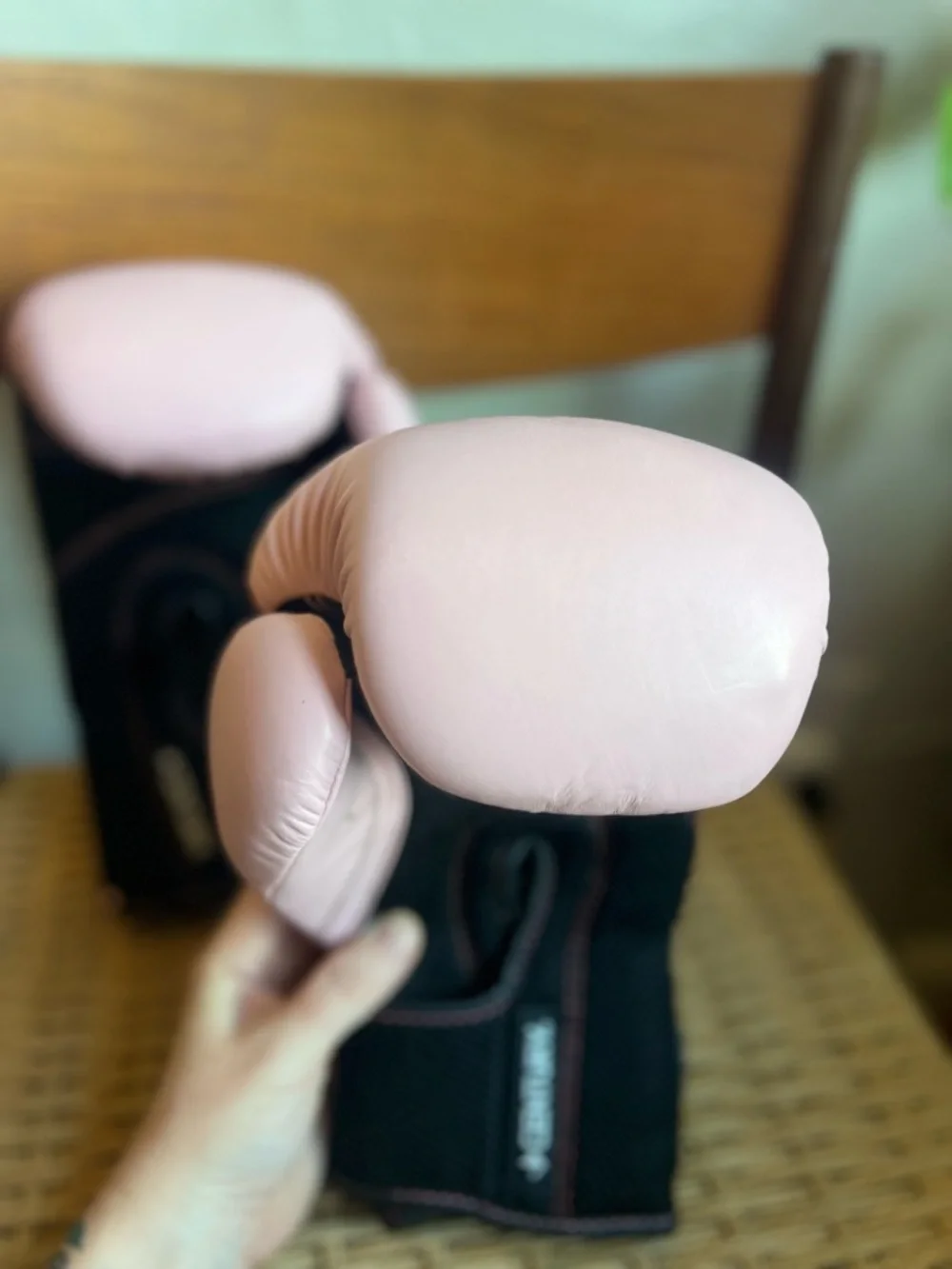 Century Boxing Gloves Pink Black Training Sparring Gloves Kickboxing Fitness
